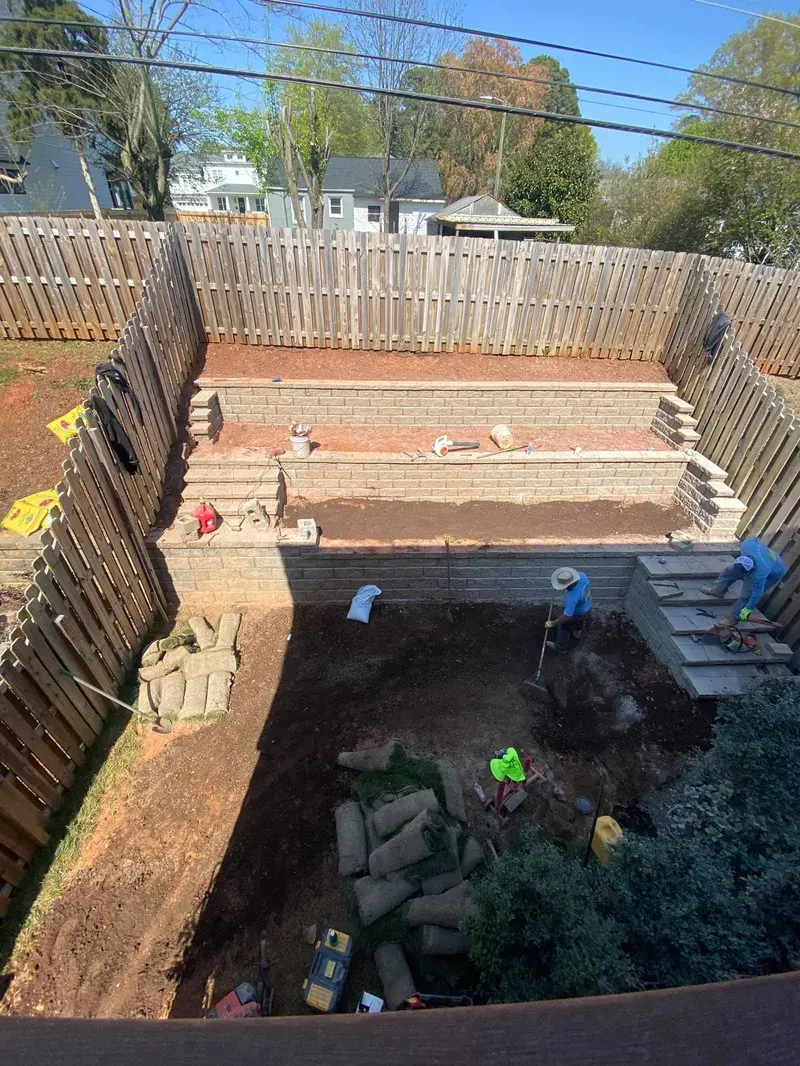 A Terraced Retaining Wall with Drainage Solutions – Outdoor Living Tip of the Day