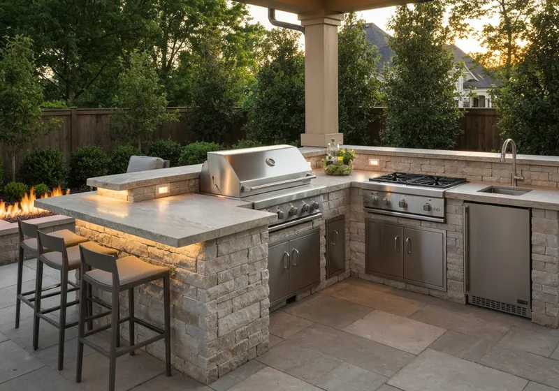 Elevate Your Home: Premier Design and Installation of Custom Outdoor Kitchens in the Charlotte Area