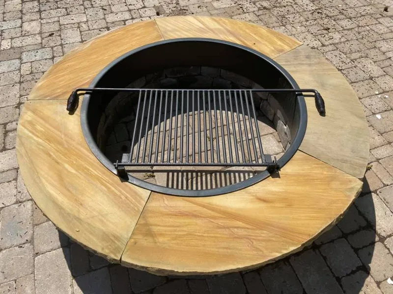 Fire Pit Paver Patio Island  – Outdoor Living Tip of the Day