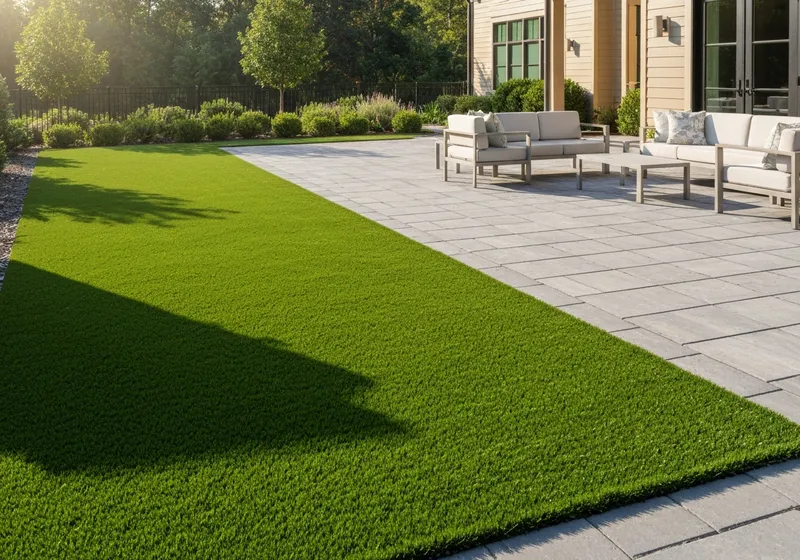 Making Homes More Beautiful®: The Smart Choice for Artificial Turf with Pavers