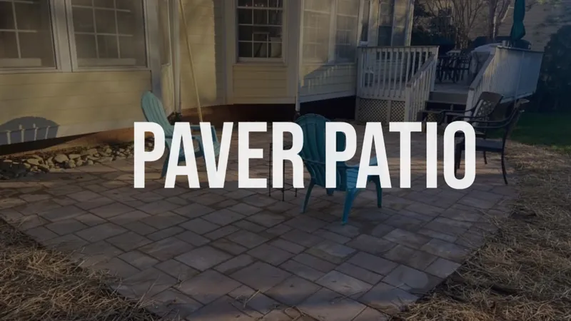 Paver Patio – Outdoor Living Tip of the Day