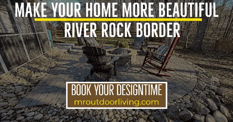 River Rock Border – Outdoor Living Tip of the Day