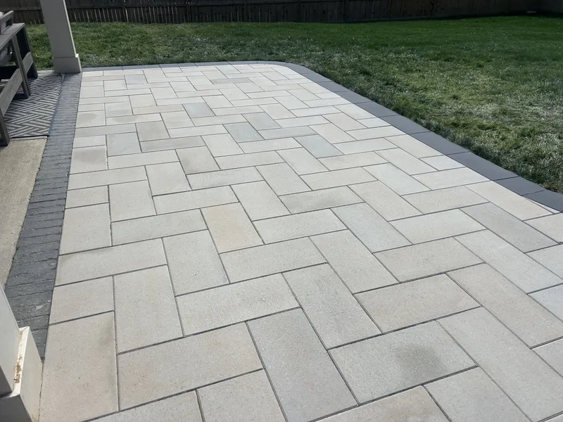 Techo bloc paver patio