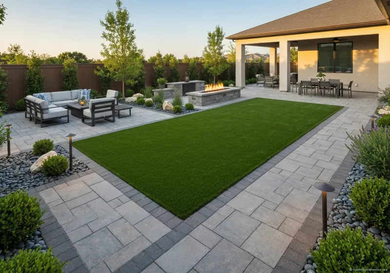 Unlock Outdoor Perfection: Design a Backyard with Artificial Turf and Pavers with Mr. Outdoor Living