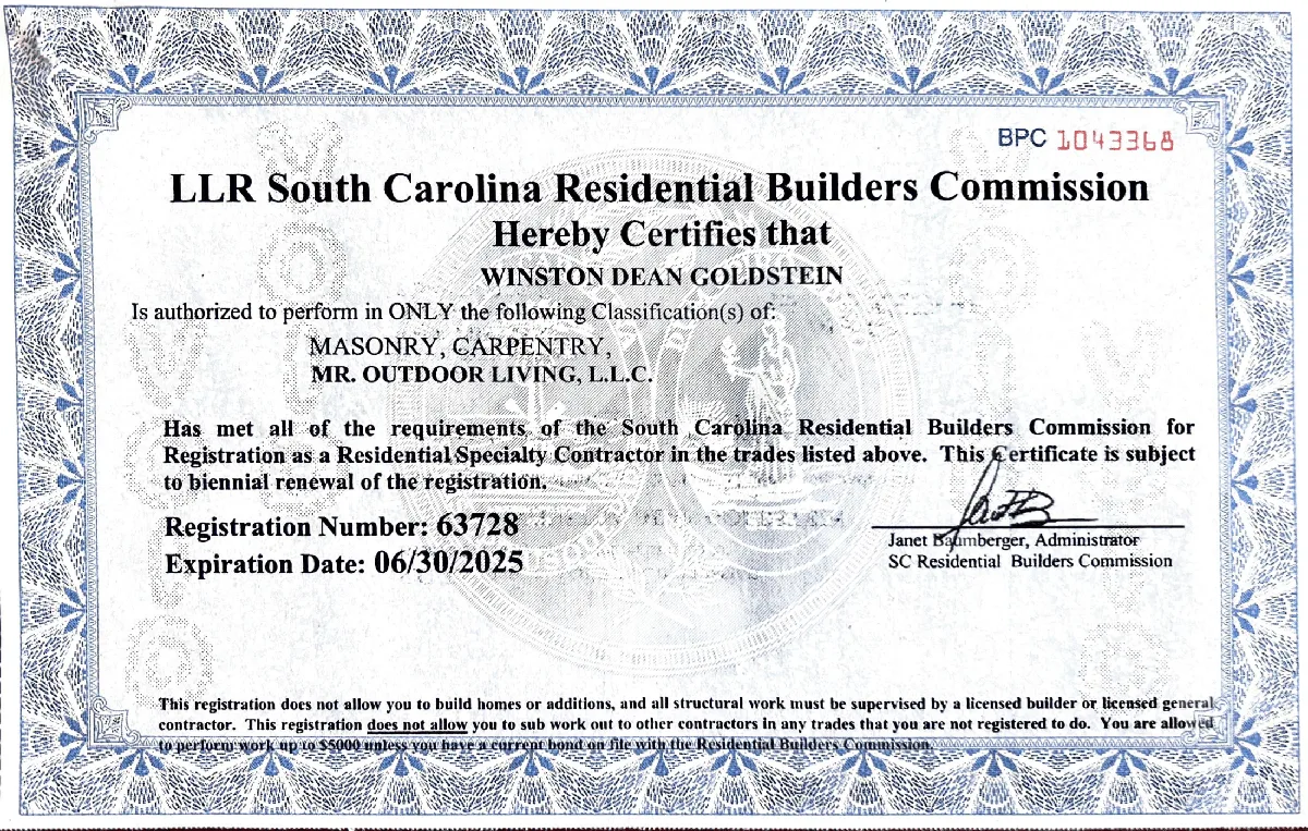 Licenses - unnamed file - Mr. Outdoor Living