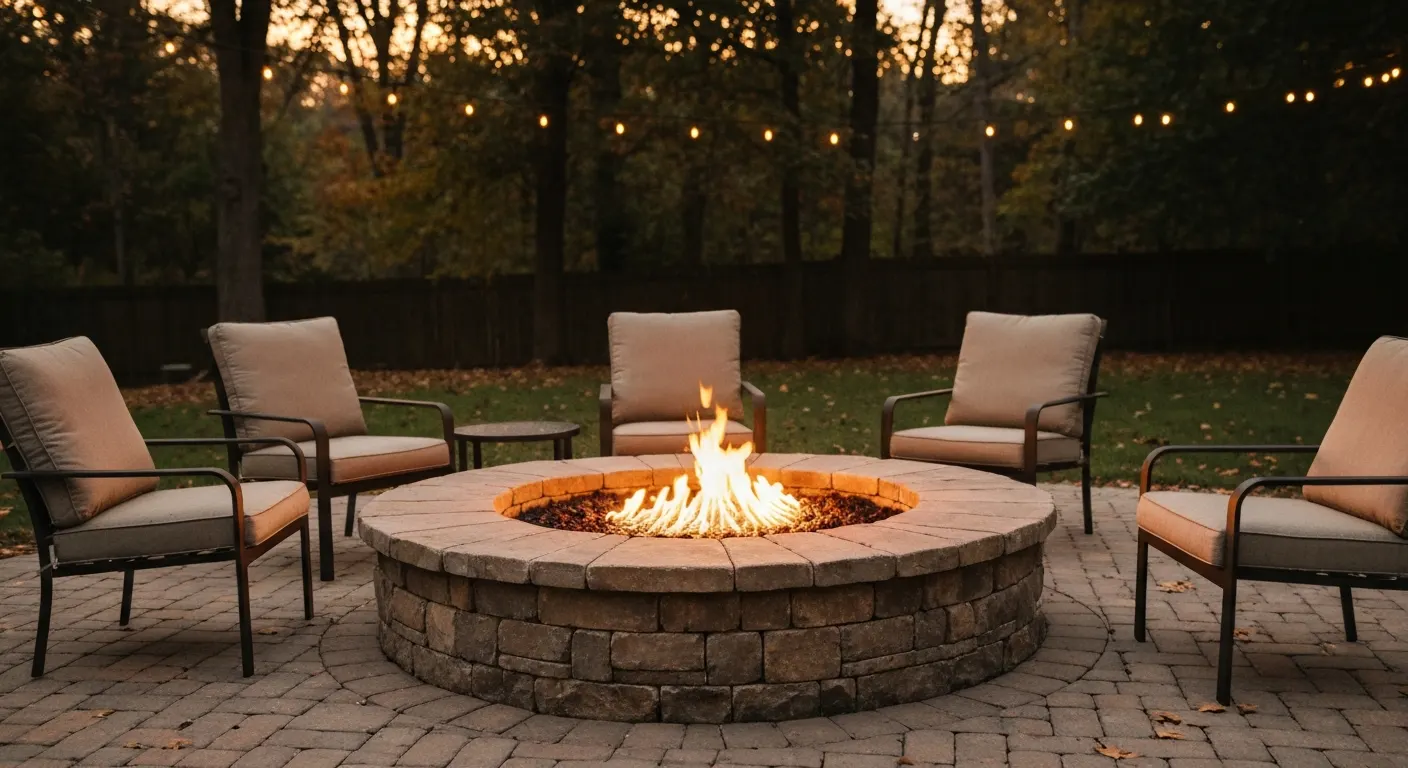 Fire Pit vs. Outdoor Fireplace: Choosing the Right Fire Feature for Charlotte Fall Evenings