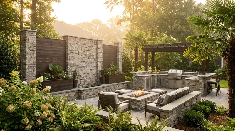 Architectural Privacy Walls vs Layered Plant Buffers: Designing Seclusion for Charlotte Backyards