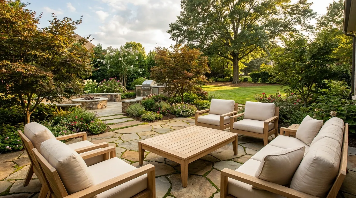 Natural Stone vs Concrete Pavers Patio Guide