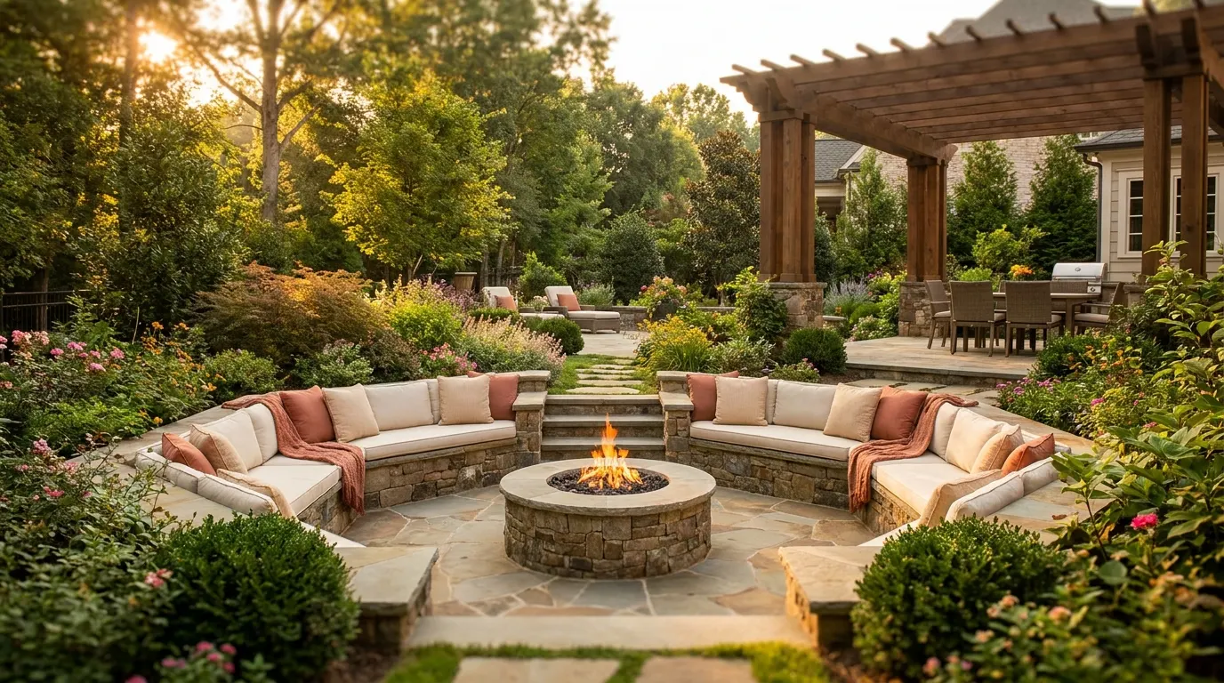 Sunken Conversation Lounge Outdoor Design Guide