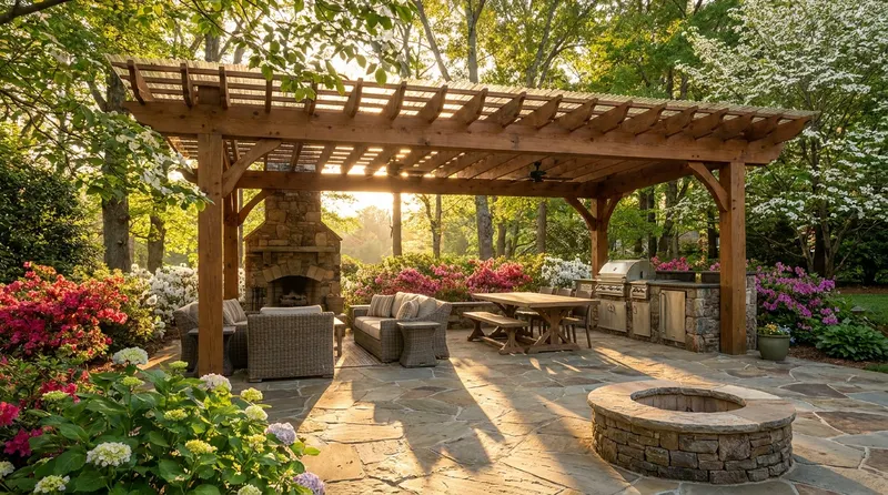 Detached Outdoor Pavilions as Backyard Rooms: Designing a Destination Beyond the Main Patio