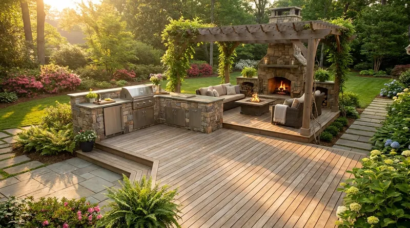 Composite Decking vs Hardwood Charlotte: Grain vs Even Color