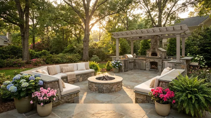 Built-In Patio Banquettes vs Freestanding Dining Sets: Seating That Shapes How You Host