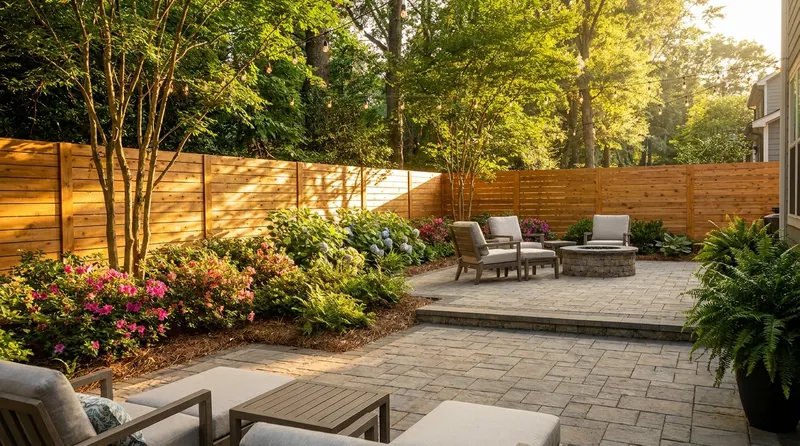 Privacy Fence Outdoor Living Charlotte: Wrap vs Courtyard