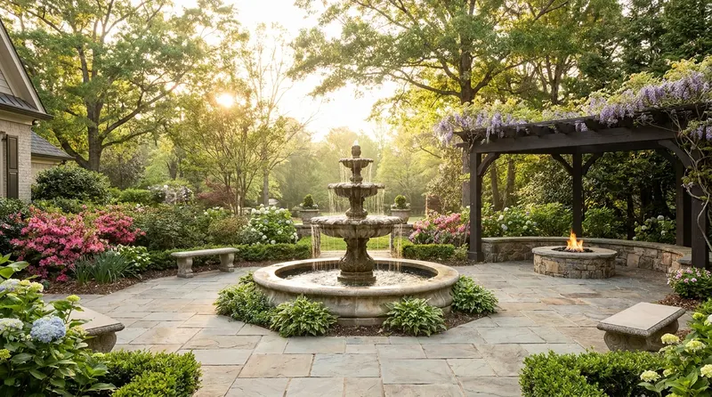 Water Feature Placement Charlotte: Court vs Retreat