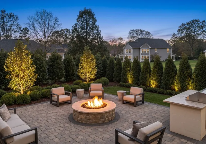 Ignite Your Outdoor Living: Expert Backyard Fire Pits & Outdoor Fireplaces in Charlotte, NC