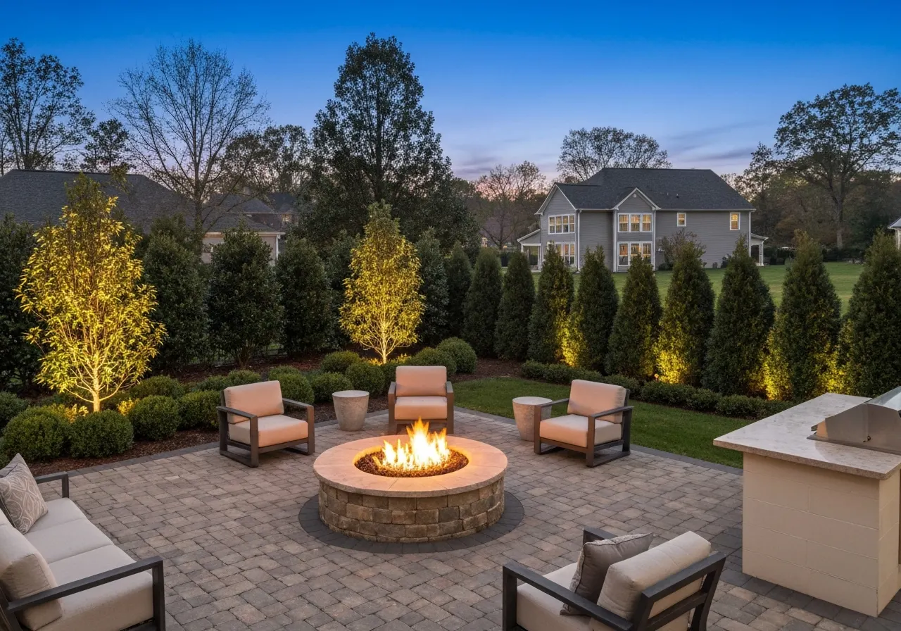 Ignite Your Outdoor Living: Expert Backyard Fire Pits & Outdoor Fireplaces in Charlotte, NC