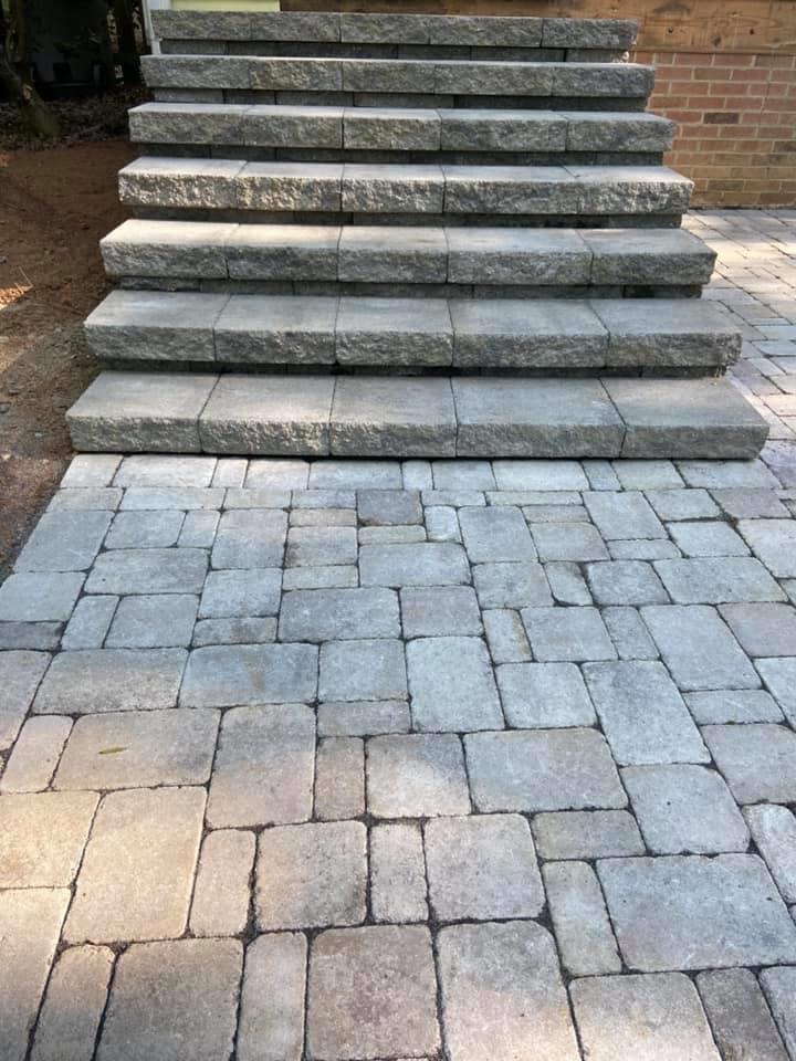 Paver Patio with Landing and Steps – Outdoor Living Tip of the Day