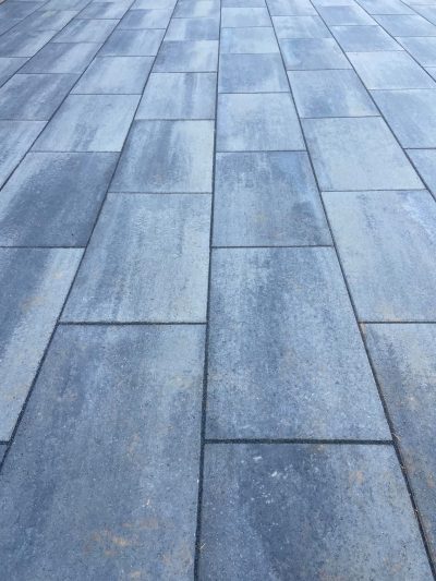 Techo-bloc Shale Grey Blu Grande Slab Smooth Paver Patio - Mr. Outdoor 