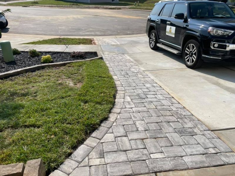 Belgard Arctic Cambridge Cobble Paver Patio Mr. Outdoor Living