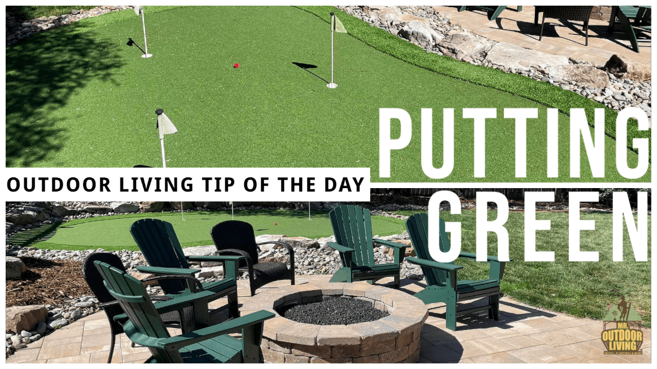 Putting Green ⛳️ – Outdoor Living Tip of the Day