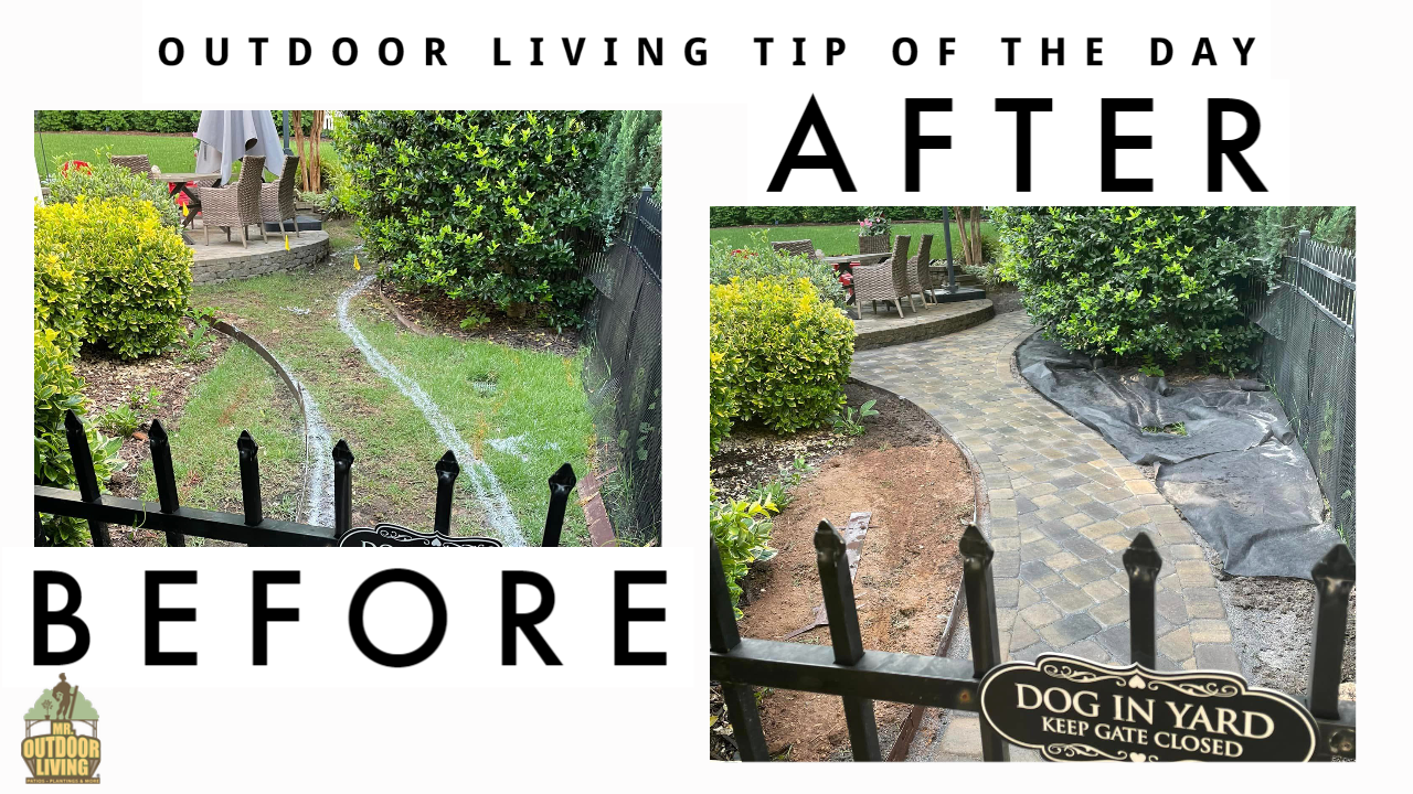 Paver Patio Pathway – Outdoor Living Tip of the Day