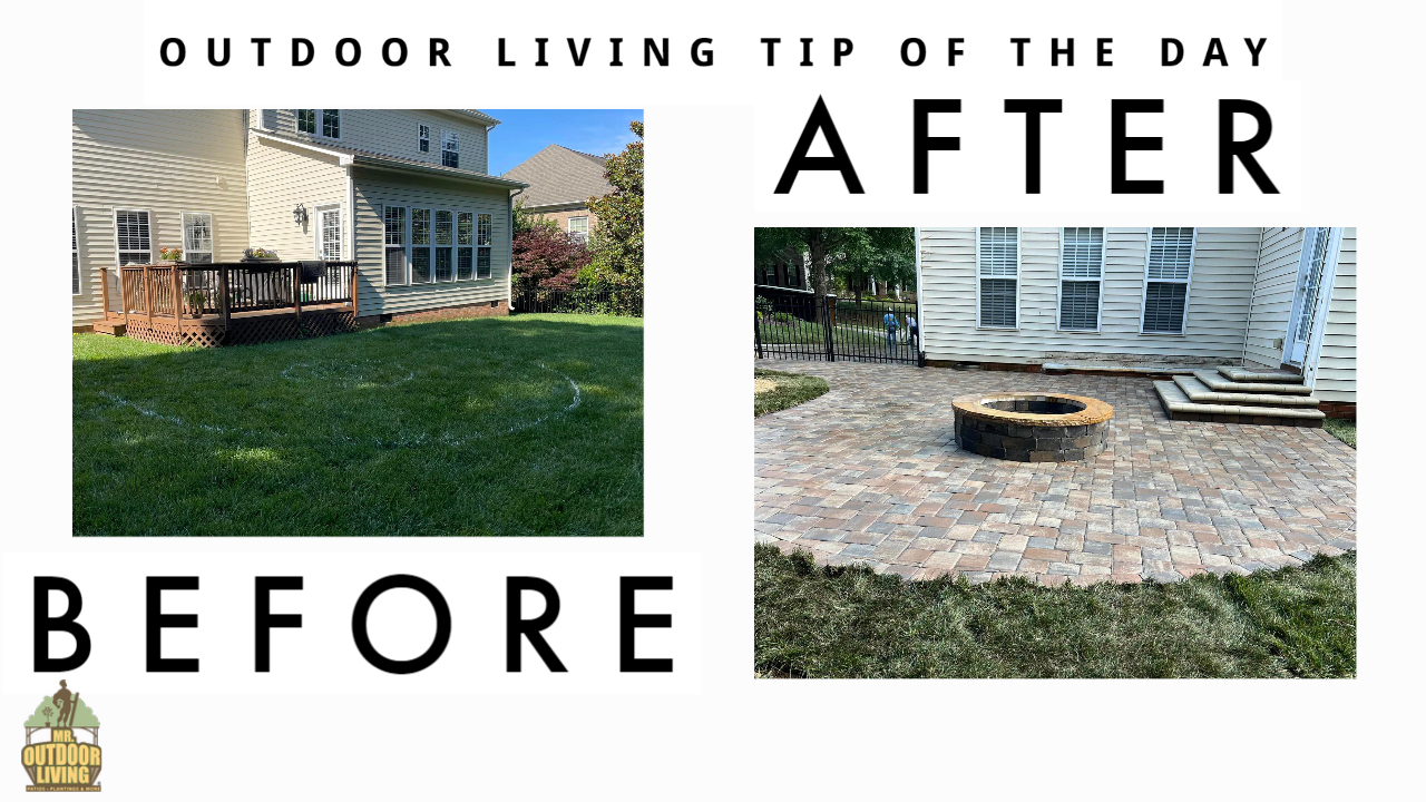 Paver Patio with Fire Pit – Outdoor Living Tip of the Day