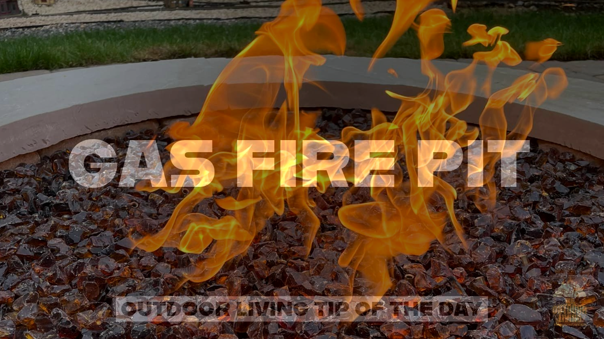 Gas Fire Pit🔥 – Outdoor Living Tip of the Day