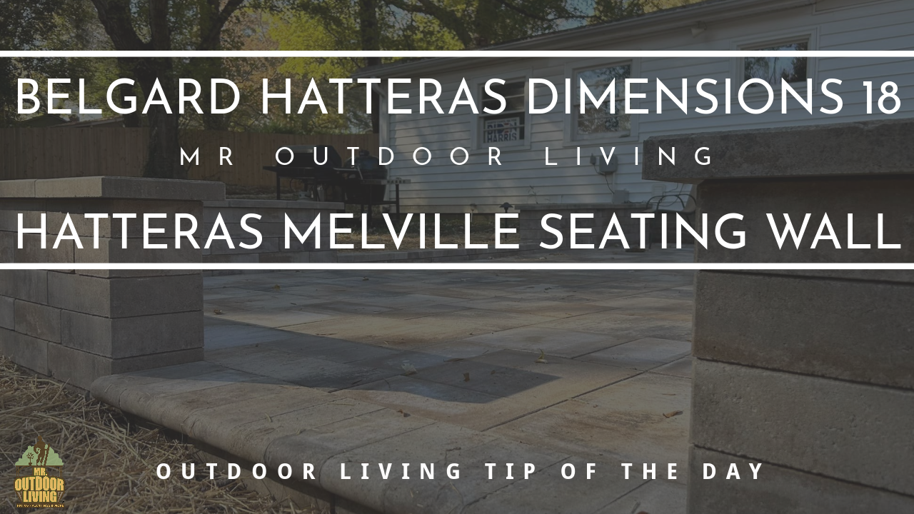 Belgard Hatteras Dimensions 18 Paver Patio & Hatteras Melville Wall – Outdoor Living Tip of the Day
