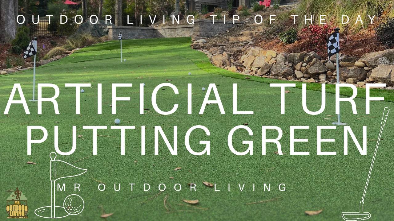 Artificial Turf Putting Green ⛳️ – Outdoor Living Tip of the Day