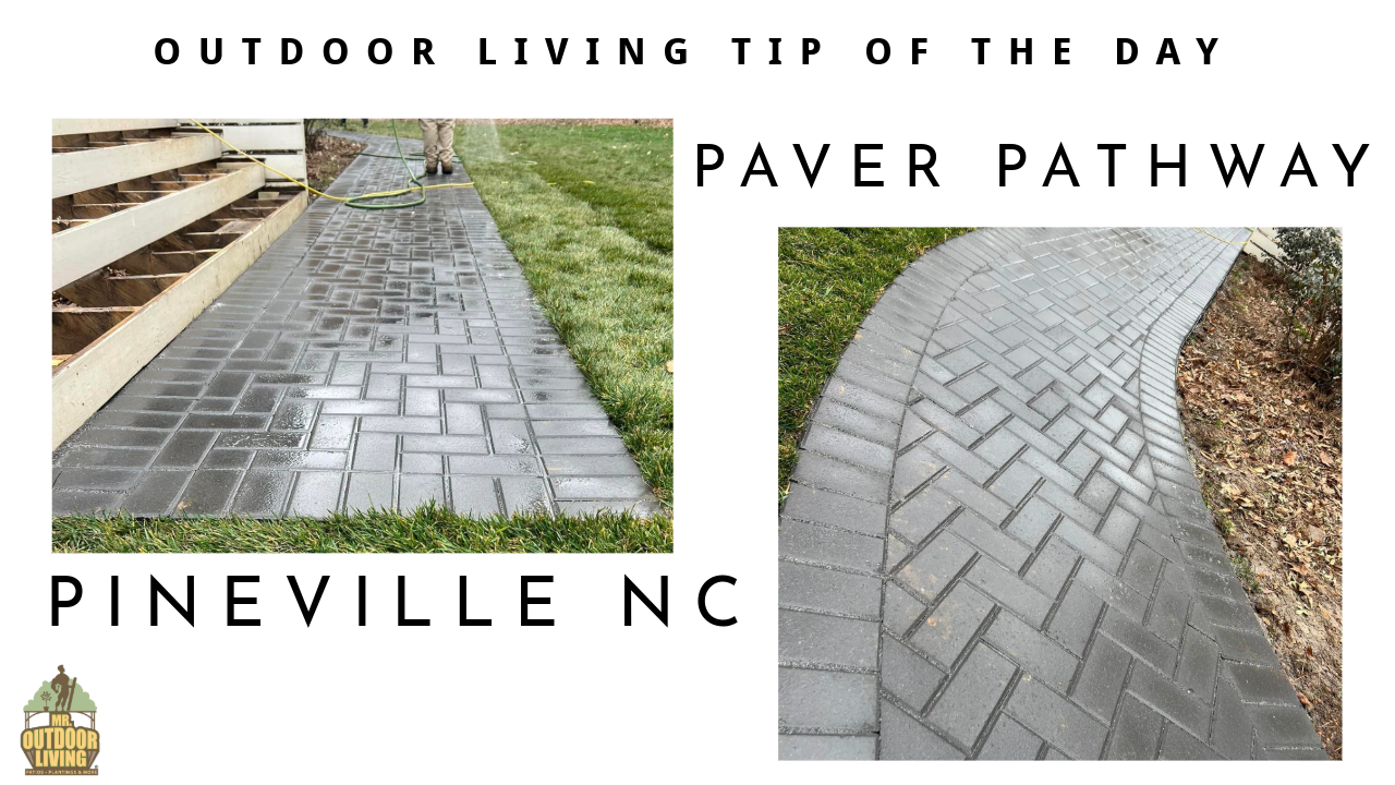 Paver Pathway In Pineville NC – Outdoor Living Tip of the Day
