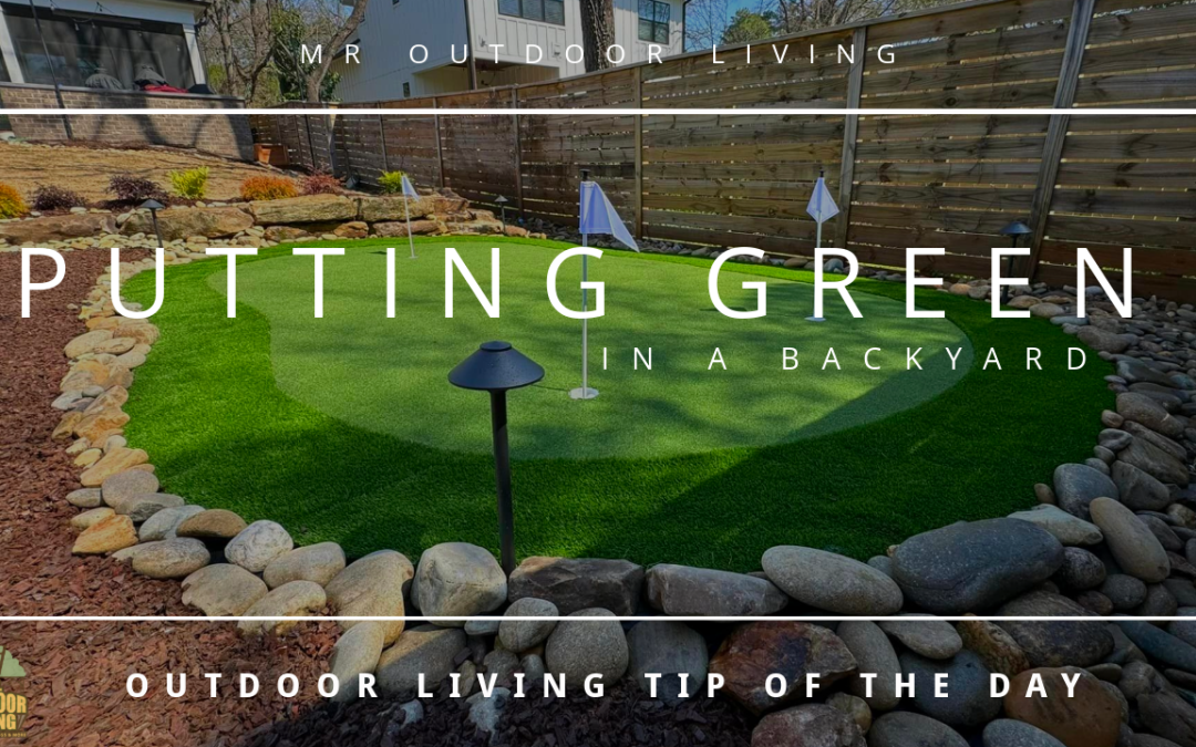 Putting Green in a Backyard ⛳️ – Outdoor Living Tip of the Day