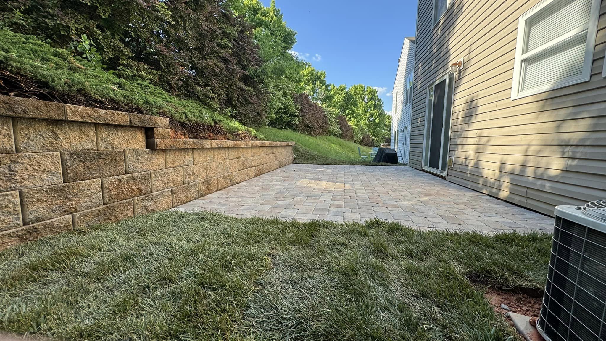 Paver Patio and Retaining Wall