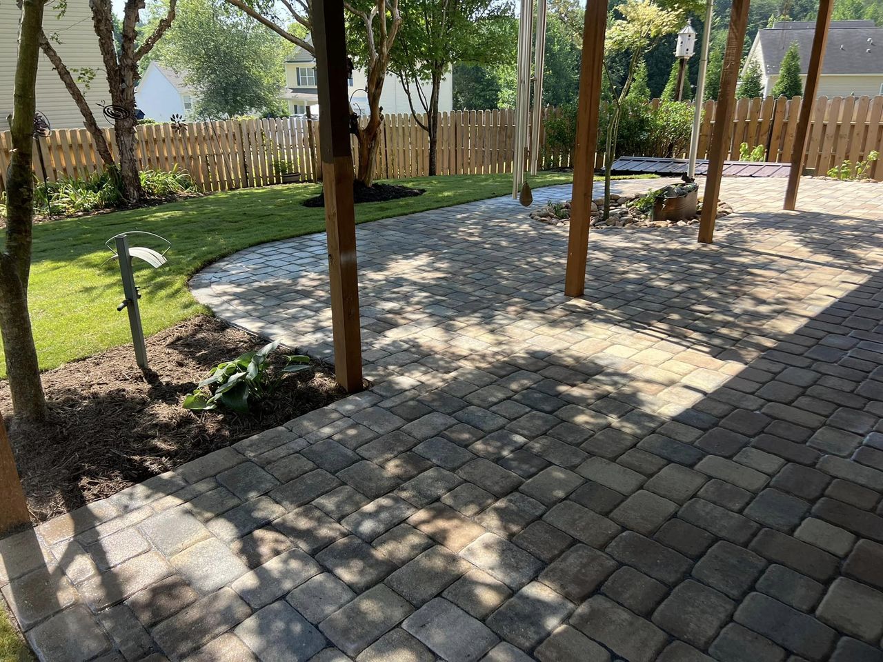 Paver Patio and New Lawn