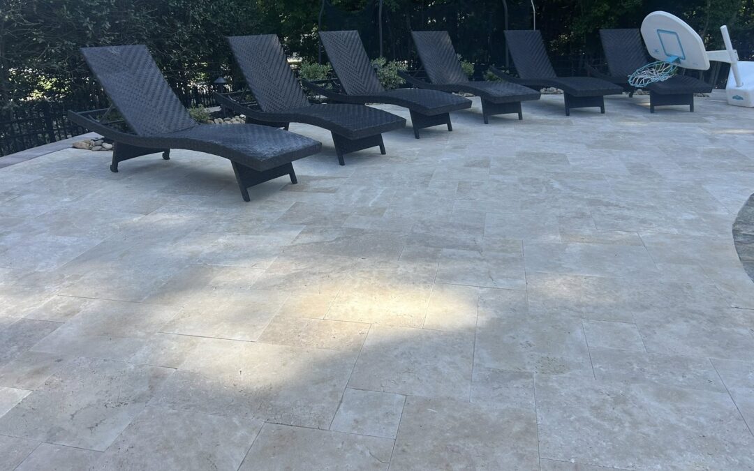 Travertine around a Pool – Mr. Outdoor Living Tip of the Day