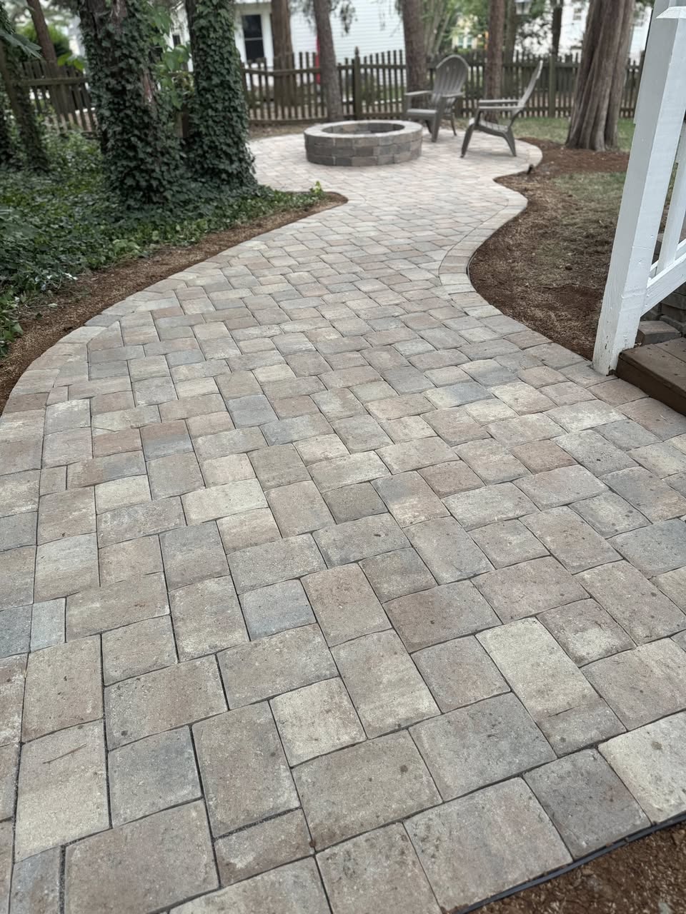 Belgard Savannah Cambridge Cobble Paver Patio,Landing and Pathway