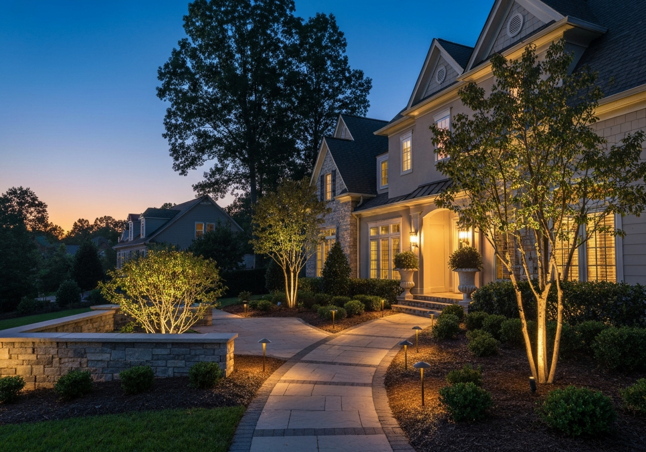 Boost Your Home’s Value & Beauty with Expert Curb Appeal Lighting Charlotte NC from Mr. Outdoor Living