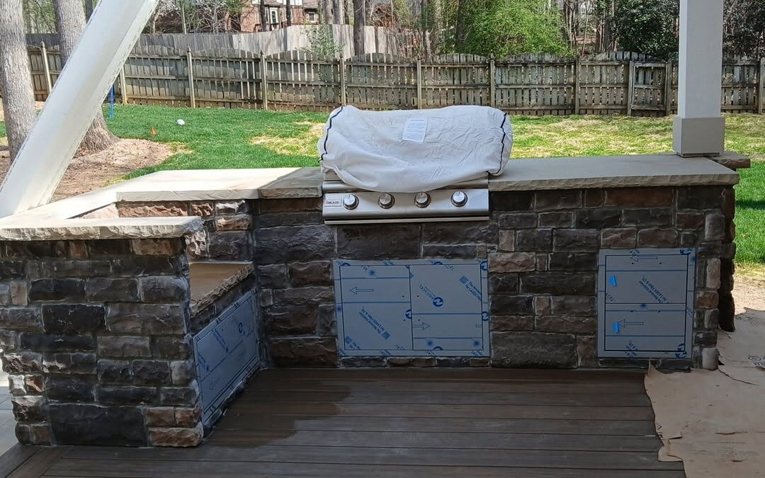 design and installation of custom outdoor kitchens