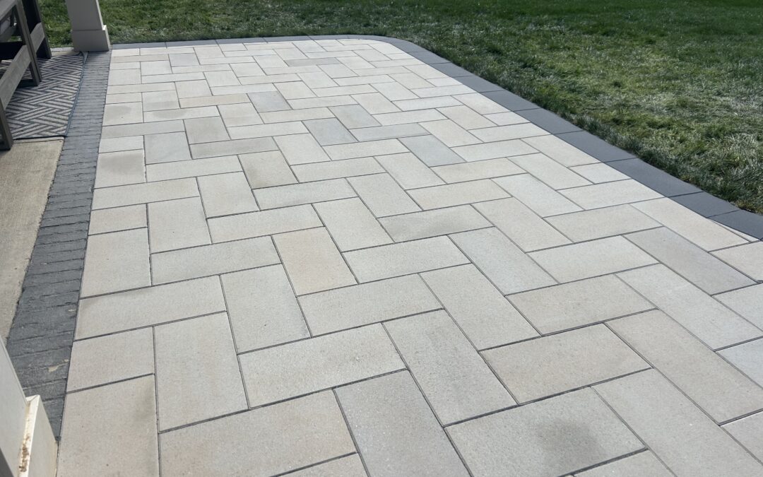 Techo bloc paver patio
